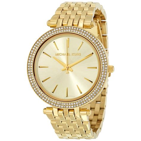 gold michael kors watch with diamonds|mk ladies watch gold.